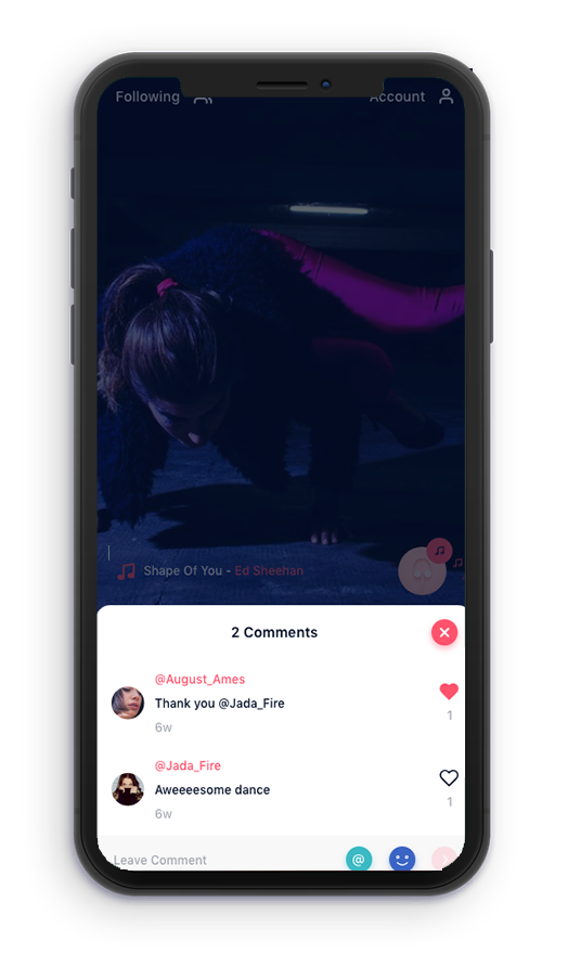 Social Video Sharing App like Tiktok